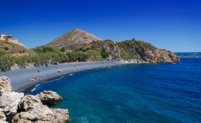 Mavra Volia beach, Chios