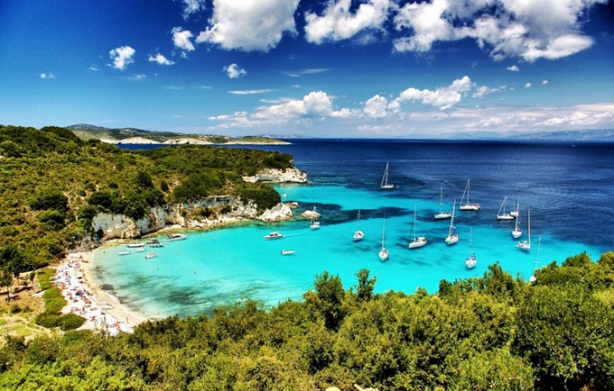 Voutoumi beach, Antipaxos