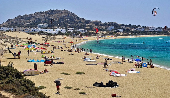 Mikri Vigla beach, Naxos