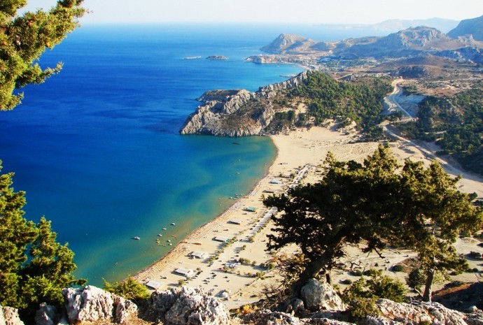 Tsambika beach, Rhodes