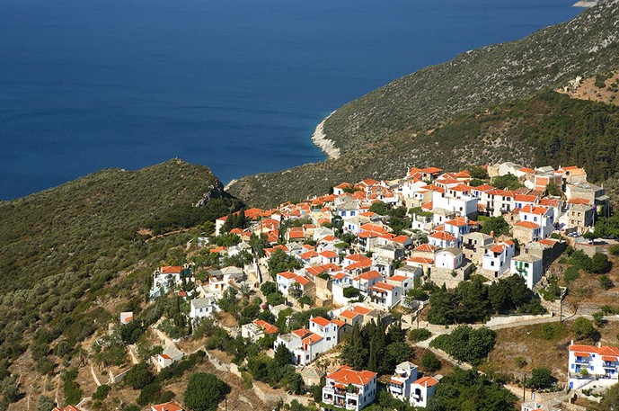 The Old Chora of Alonissos Island