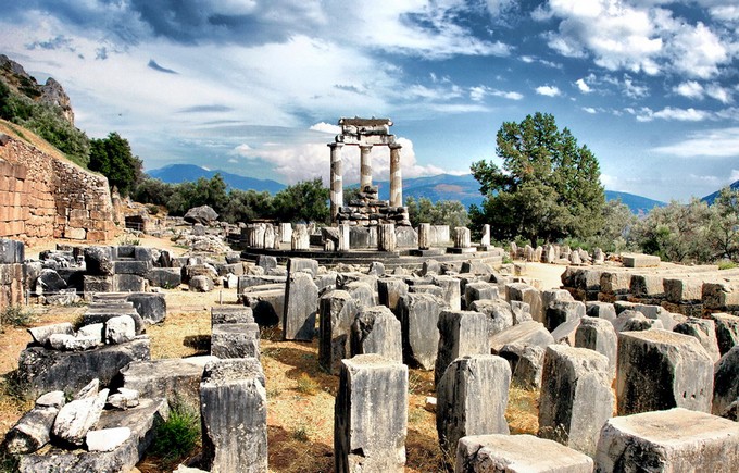 Ancient Delphi in Greece