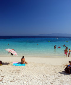 Beaches in Paxos and Antipaxos islands